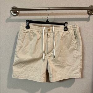 Polo Ralph Lauren Men’s Khaki Stretch Classic Fit 6” Cotton Shorts - Large EUC